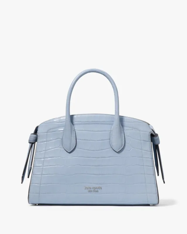 Knott Croc-embossed Medium Zip-top Satchel sold by Kate Spade