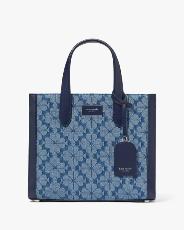 Spade Flower Jacquard Denim Manhattan Small Tote sold by Kate Spade