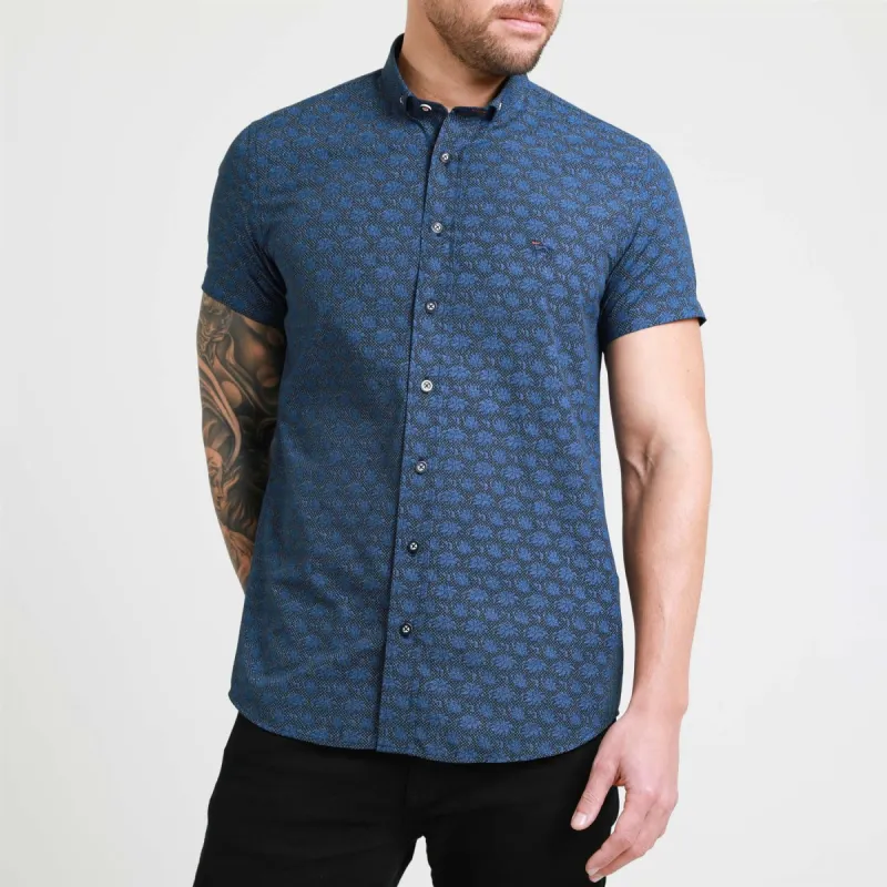 Bushell Shirt Black Blue sold by Brand Corner