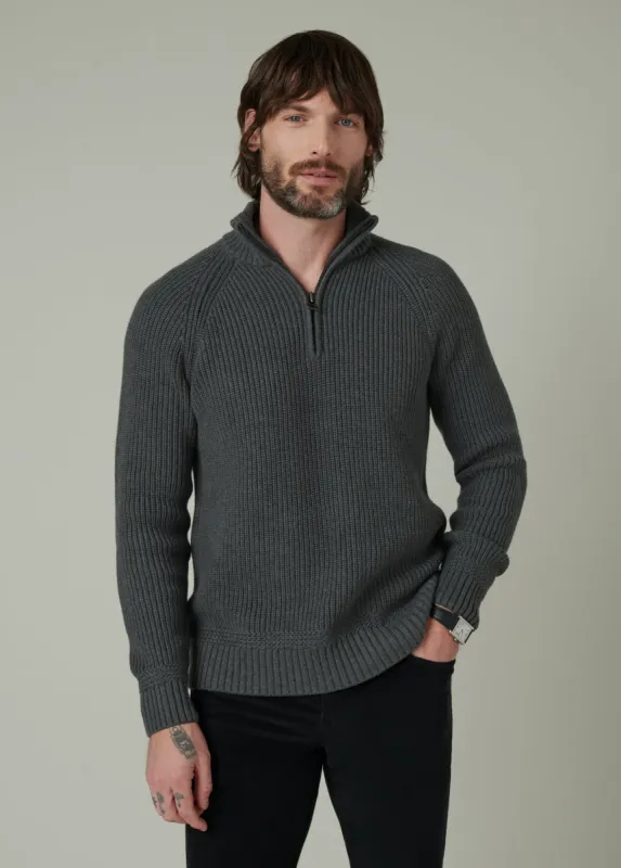 ARCHIE QUARTER ZIP SWEATER sold by Joe's Jeans