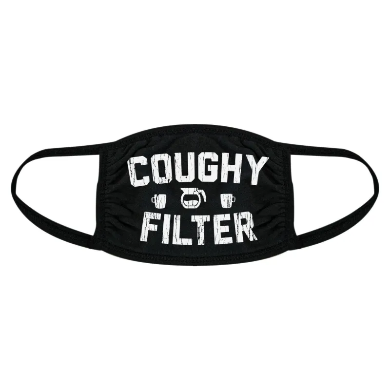 Coughy Filter Face Mask Mask sold by Crazy Dog T-Shirts