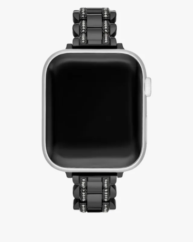 Black Stainless Steel 38-45mm Band For Apple Watch® sold by Kate Spade