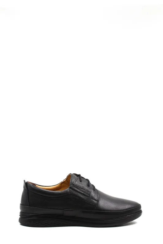 Black Comfort Leather Sneakers-Wessi sold by Wessi
