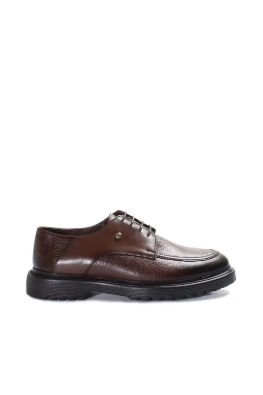 Brown Derby Leather Shoes-Wessi sold by Wessi