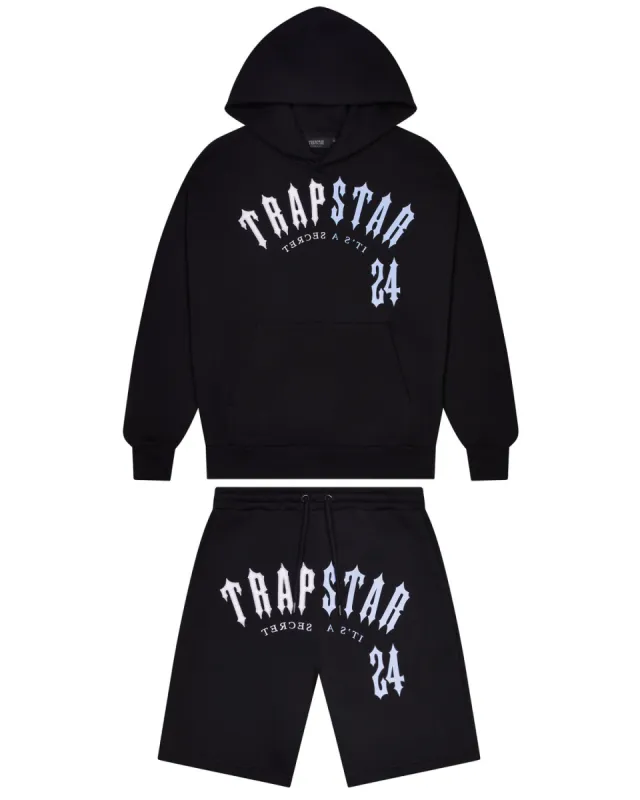 TRAPSTAR LONDON/IRONGATE BASELINE ロゴ グラフィック Irongate Football Jersey - Black/Red | Parallel