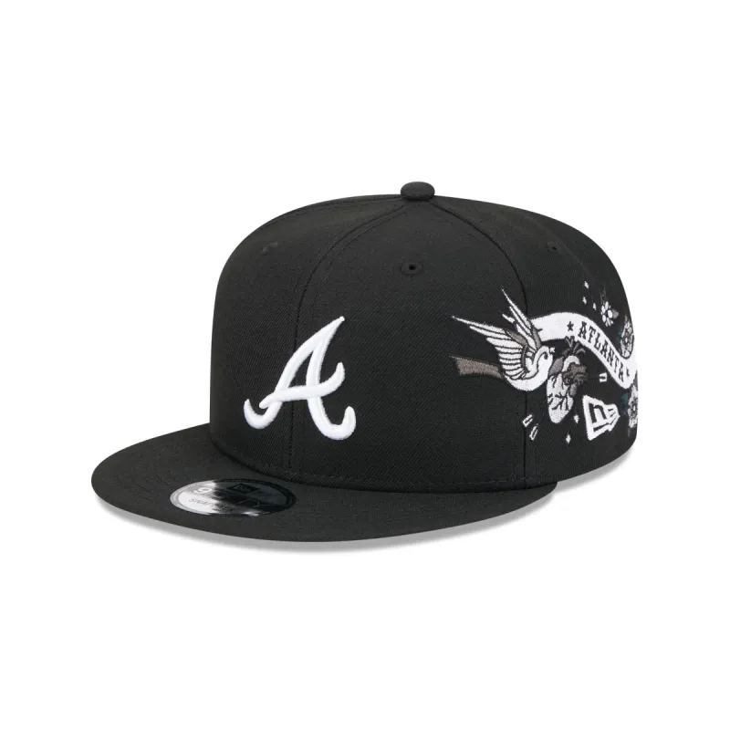 バ 9FIFTY CAP（BLK） Atlanta Braves City Art 9FIFTY Snapback Hat | Parallel