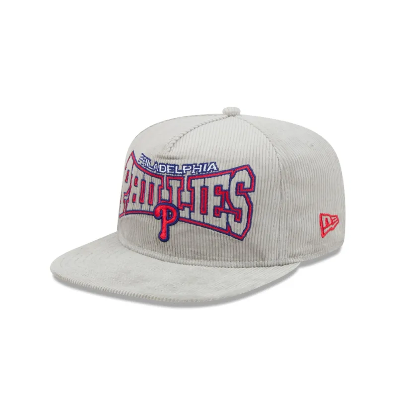 Philadelphia Phillies Gray Cord Golfer Hat sold by New Era