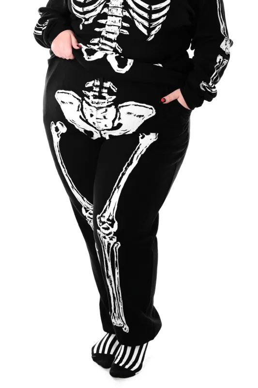 Skeleton Thermal Joggers - Unisex - No Restock! XS/S/M left! sold by Foxblood