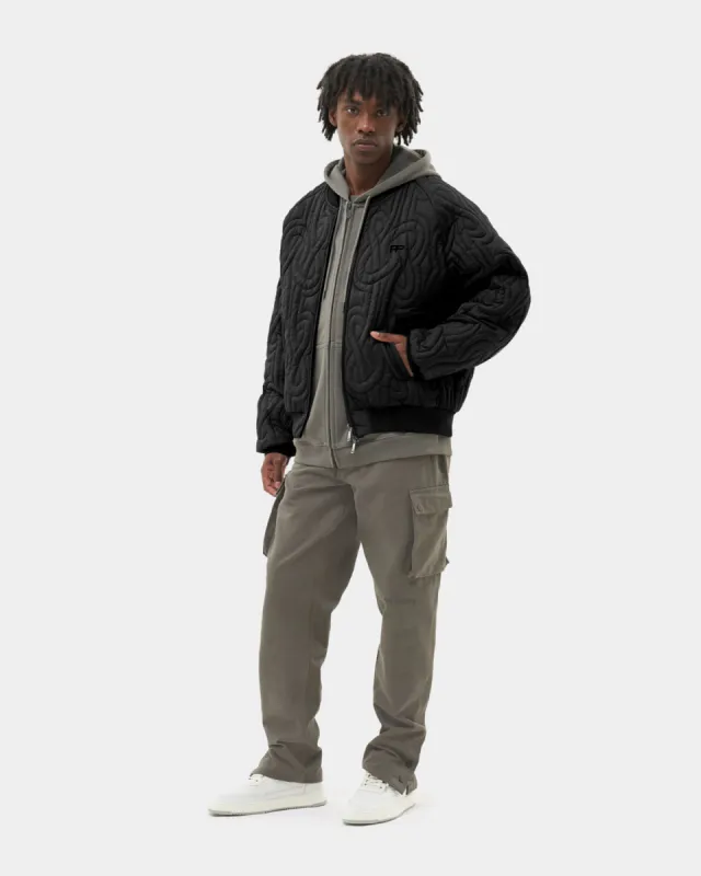 Bomber Quilted Black sold by Filling Pieces