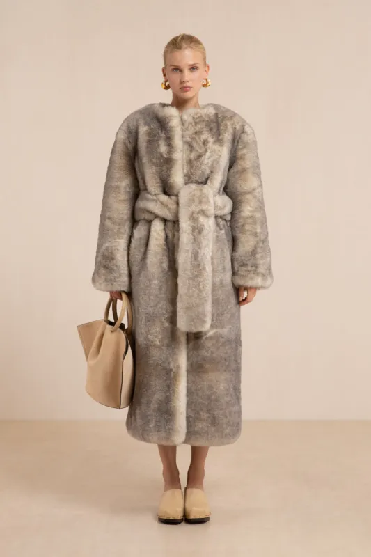 MARTINA COAT - FOG sold by Cult Gaia