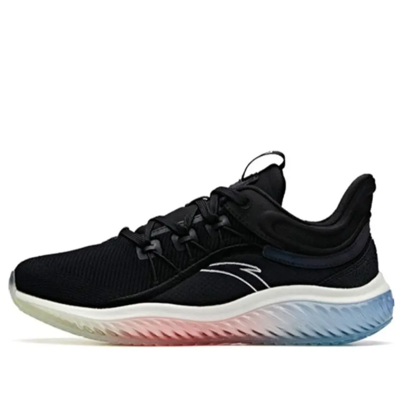 (WMNS) ANTA Running Series Sneakers 'Black White' 12945501-1 sold by KicksCrew
