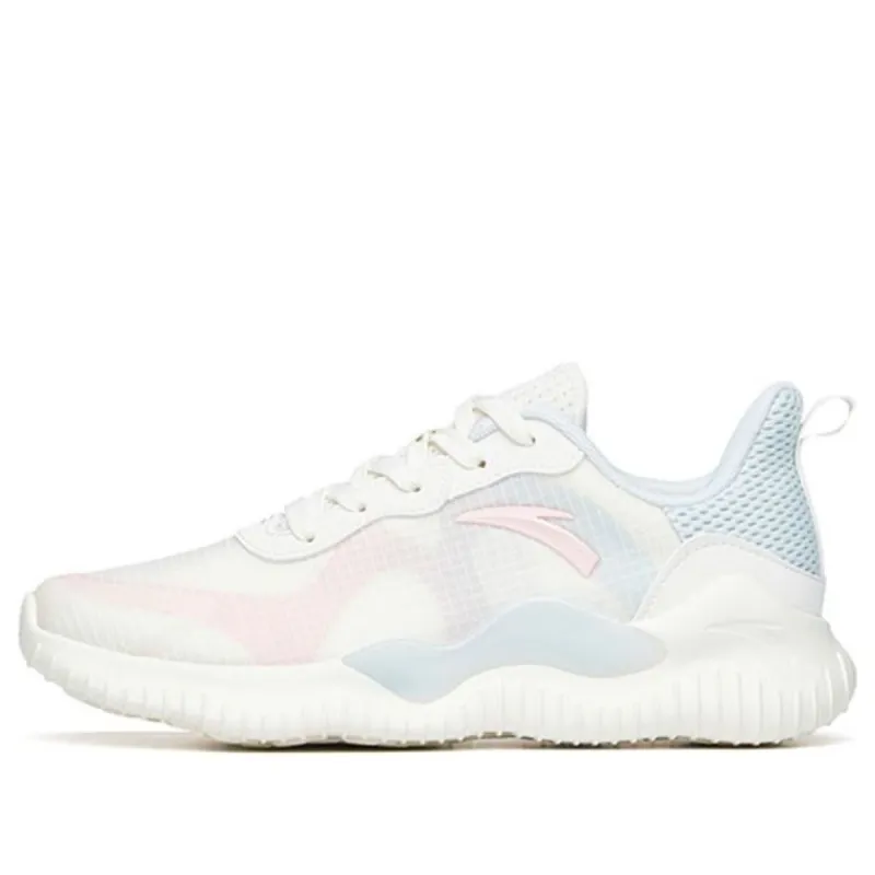 (WMNS) ANTA Running Series Sneakers 'White Blue Pink' 122225535-2 sold by KicksCrew
