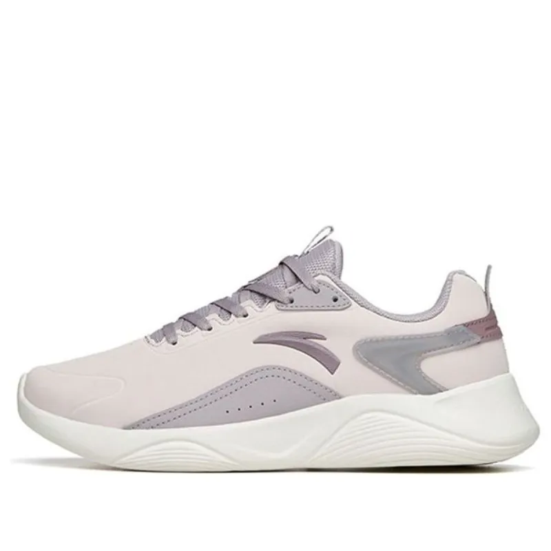(WMNS) ANTA Running Series Sneakers Leather 'Ash Purple' 122215571-6 sold by KicksCrew