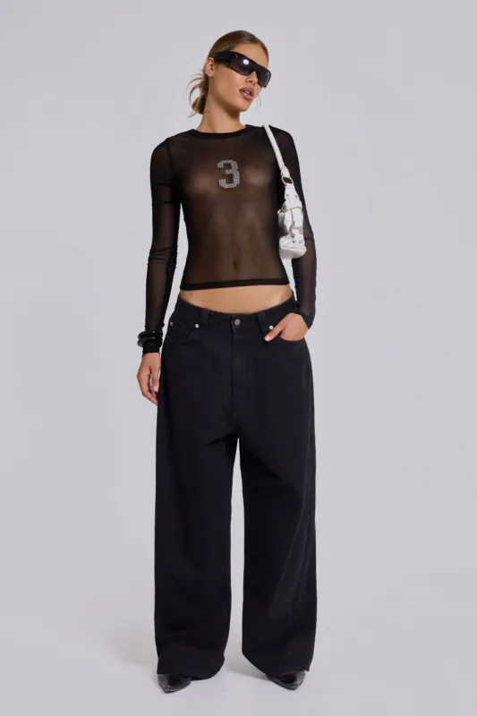 Solid Black XL Colossus Jeans | Parallel