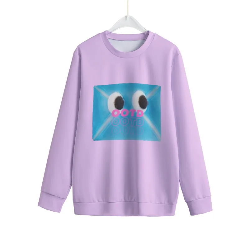 ‘Blue plush’ All-Over Print Women's Sweatshirt sold by Archiify