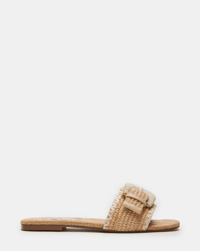 MERLA NATURAL RAFFIA sold by Steve Madden