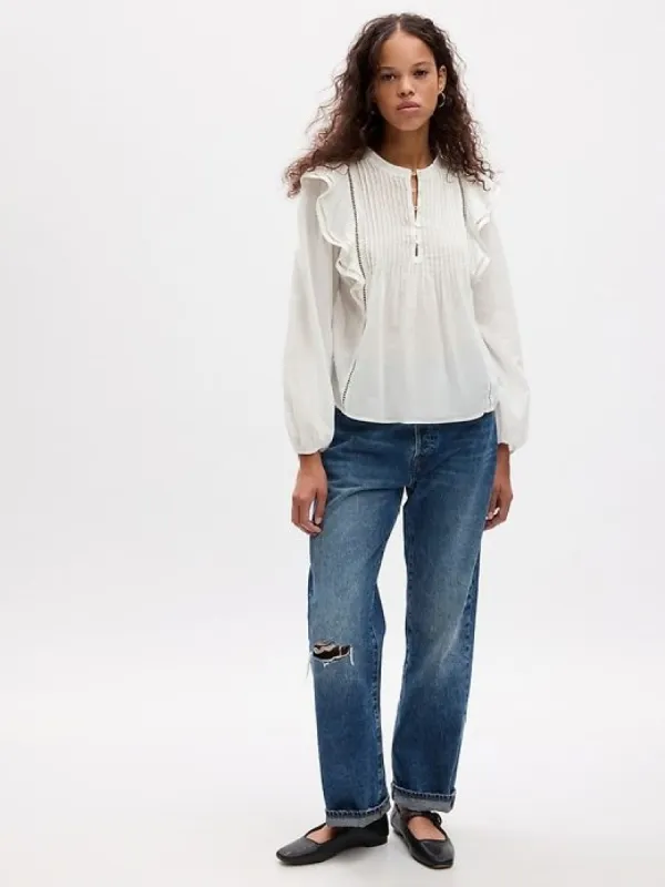 Ribbed Merino Scoop-Neck Sweater sold by Banana Republic