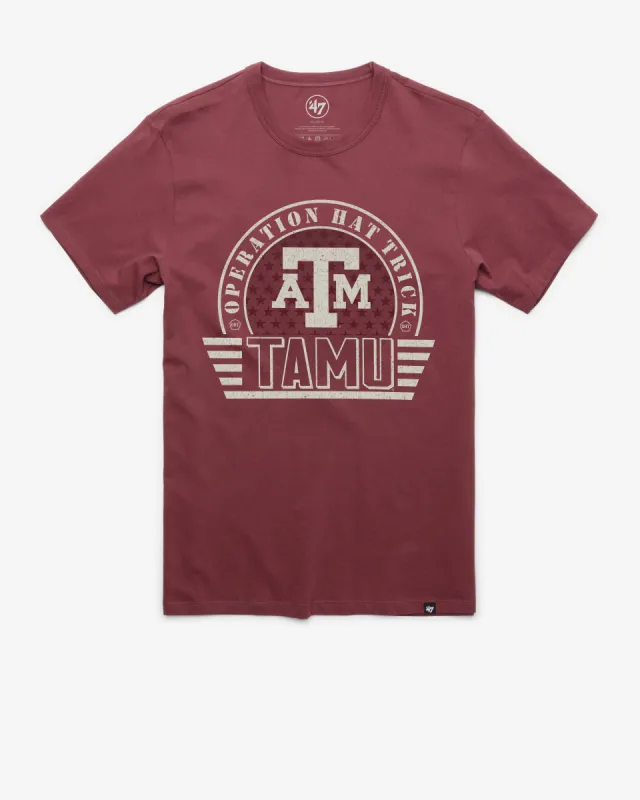 TEXAS A&M AGGIES OPERATION HAT TRICK OHT CONVOY '47 FRANKLIN TEE sold by 47