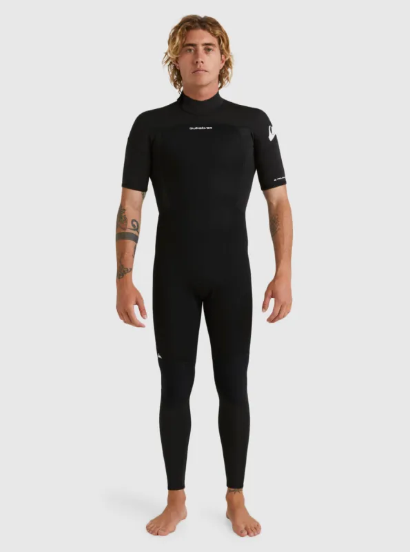 Quiksilver Mens 2/2mm Prologue Back Zip Wetsuit - BLACK sold by Sun Diego Boardshops