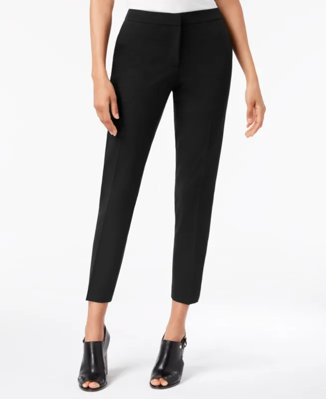 Tommy Hilfiger Women's Twill Slim Leg Ankle Dress Pants Black Size 0 sold by Ruumur
