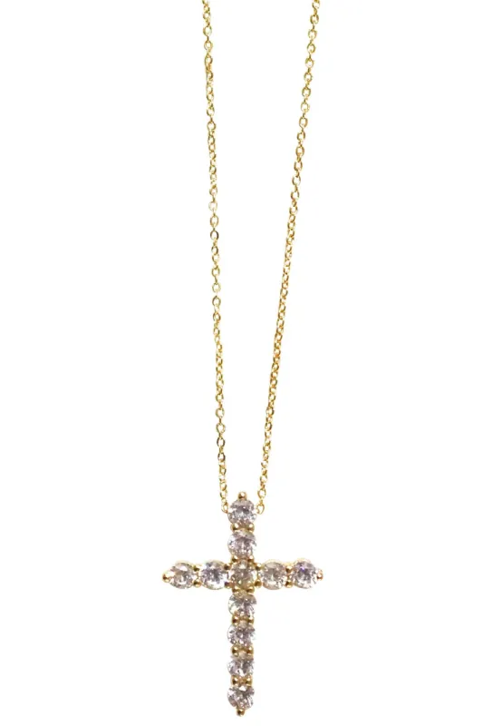 Cross Necklace sold by French Cuff