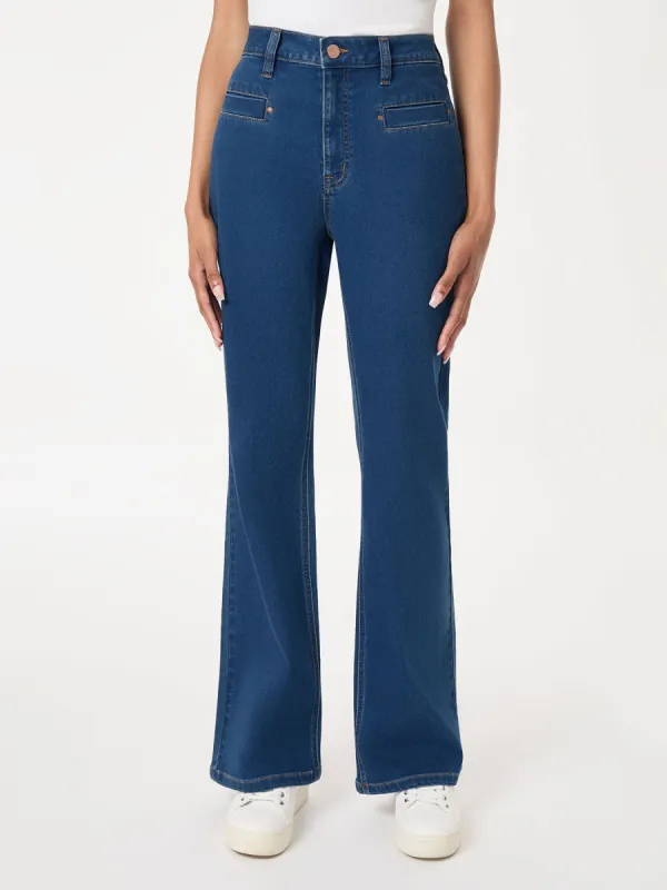Lexington High Rise Flare Jeans, Phoenix Wash sold by Jones New York