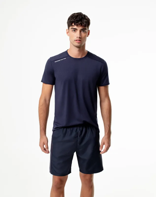 Pantaloneta deportiva secado rápido azul para hombre sold by Gef