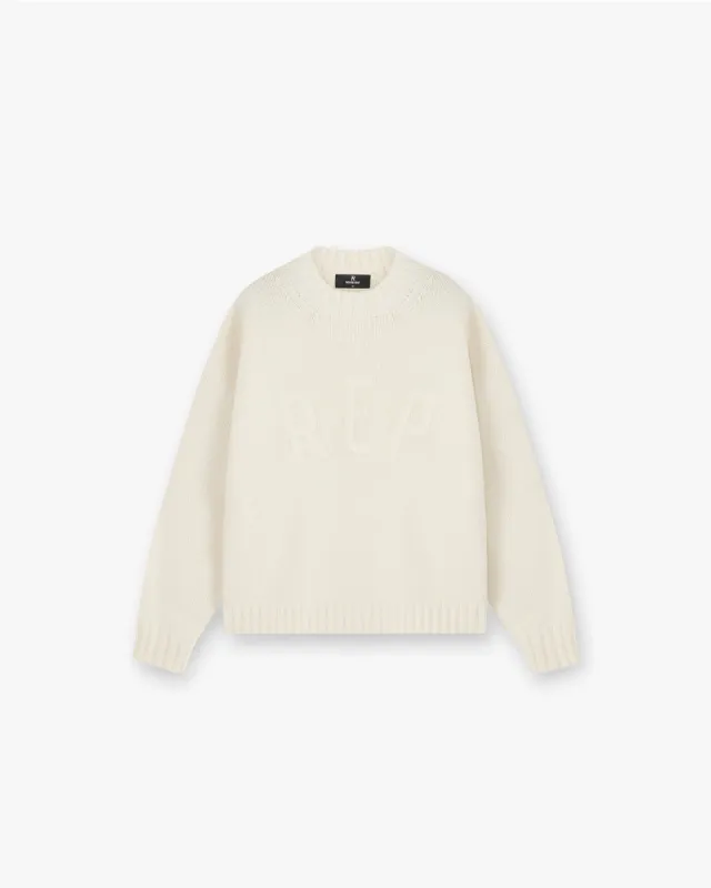 Rep Knit Jumper - Oat sold by Represent