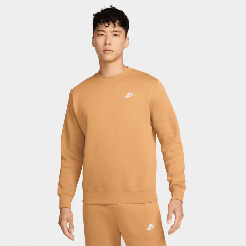 Nike Sportswear Club Fleece Crewneck Flax / White sold by JD Sports