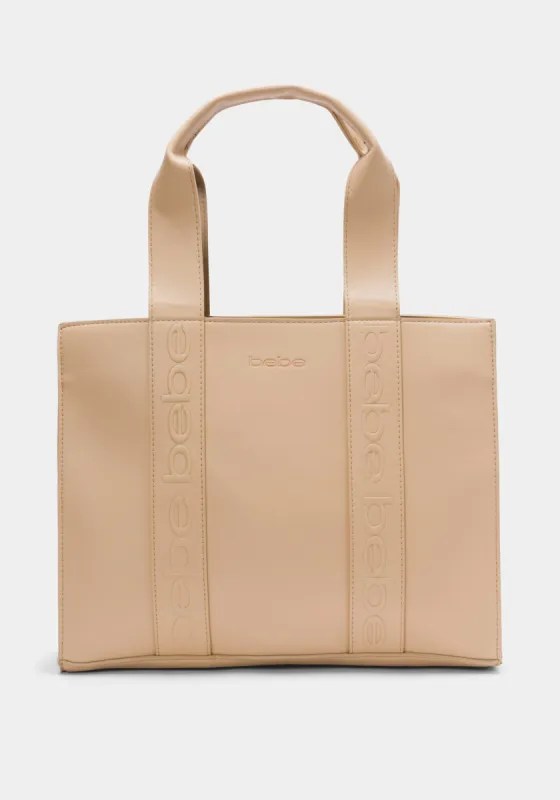 Hana Polyurethane Tote sold by Bebe