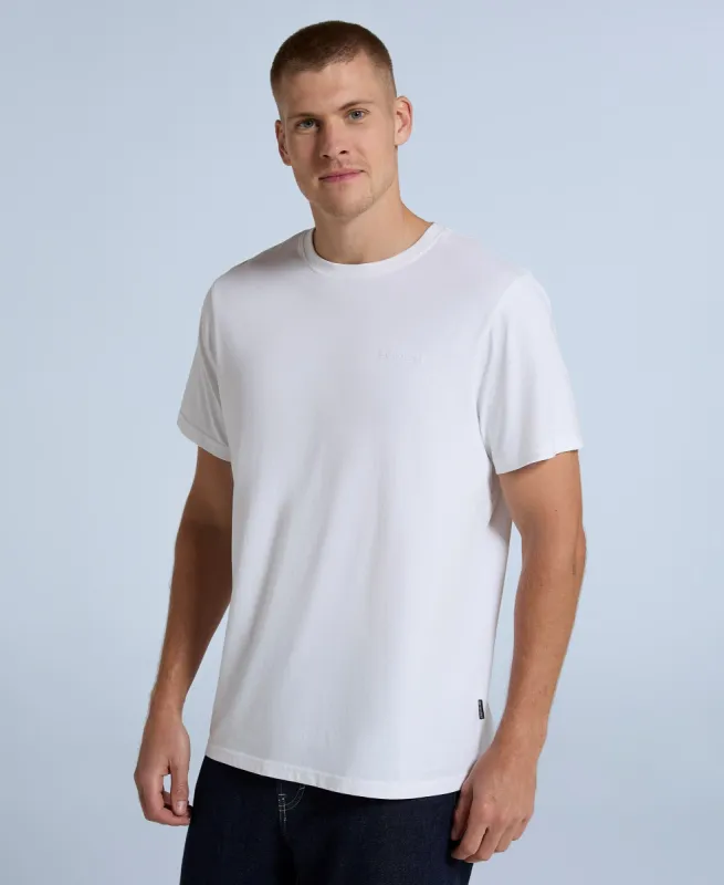 Icon Mens Plain T-Shirt - White sold by Animal