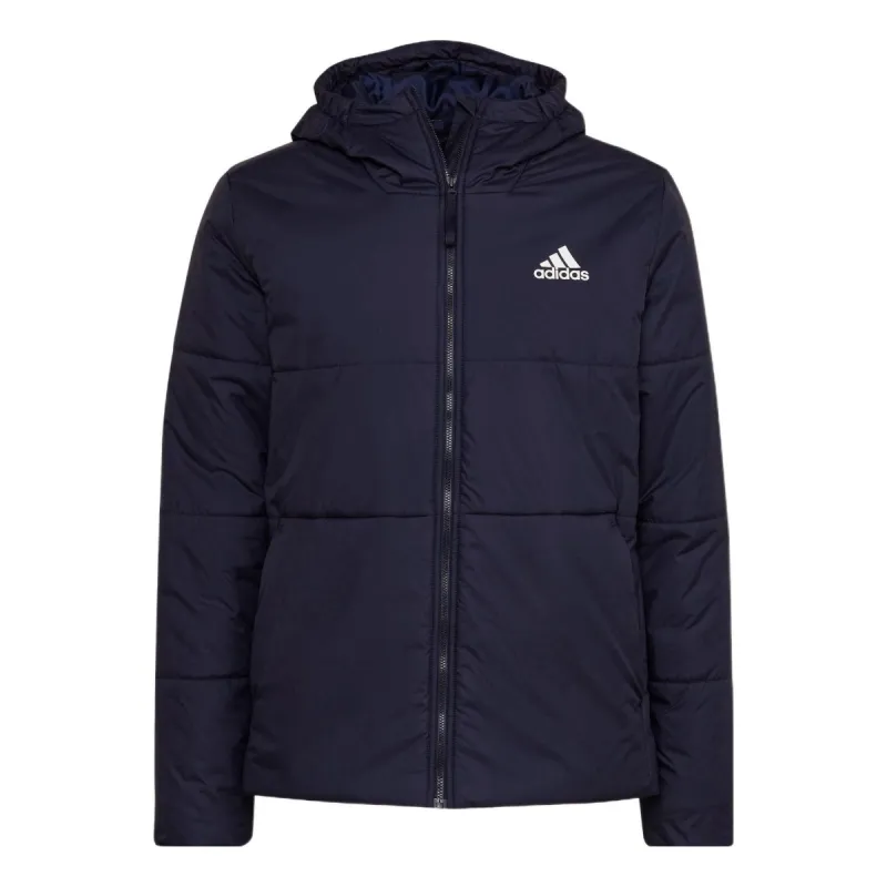 adidas BSC 3-Stripes Hooded Insulated Jacket 'Blue' HG6270 sold by KicksCrew