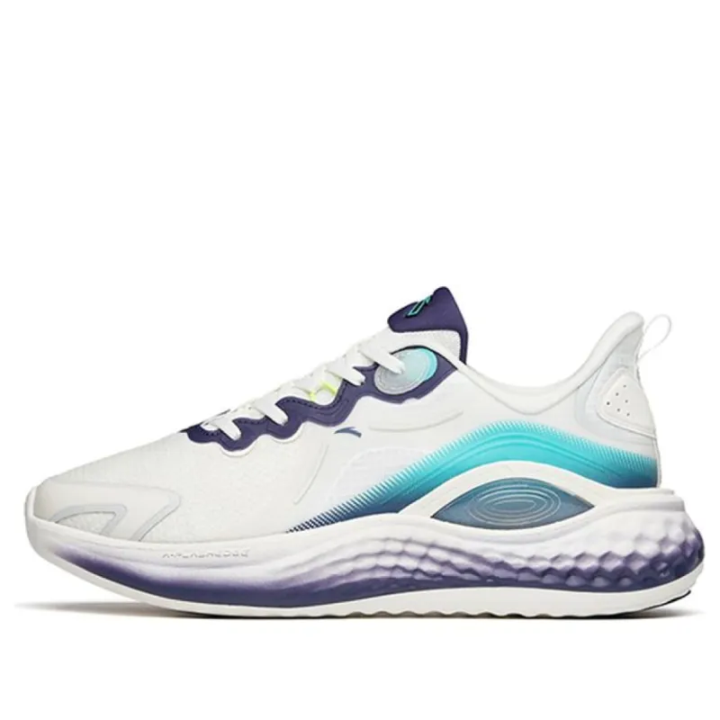ANTA Runninng Series Sneakers 'White Green Purple' 112145556S-4 sold by KicksCrew
