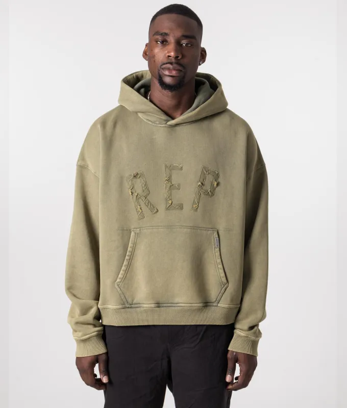 Rep Applique Hoodie sold by EQVVS