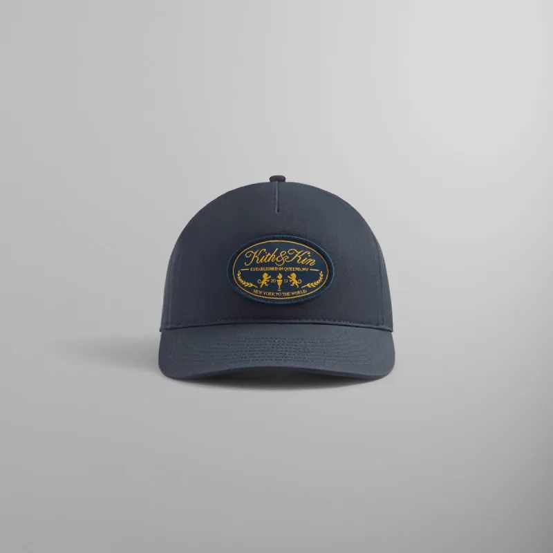 送料関税込み KITH NYC Twill Pinch Crown Sandrift Kith Women Two-Tone Cotton Twill Pinch Crown Cap - Sandrift