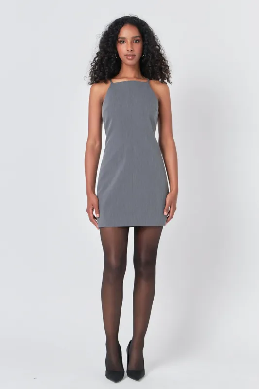 High Neck Fitted Mini Dress sold by Endless Rose