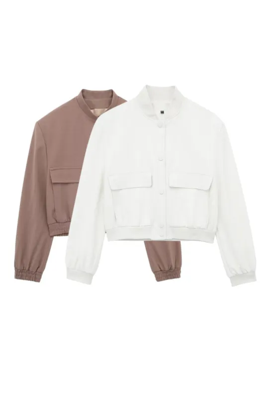 ' James' Large Pocket Aviator Jacket sold by Goodnight Macaroon