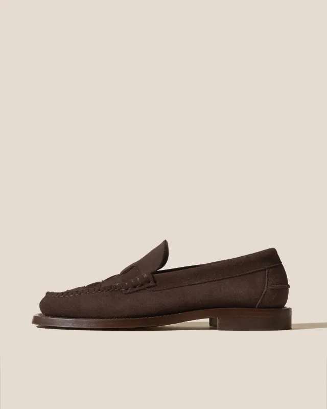 NOMBELA SUEDE - Men's Interwoven Detail Slip-on Loafer sold by Hereu Studio