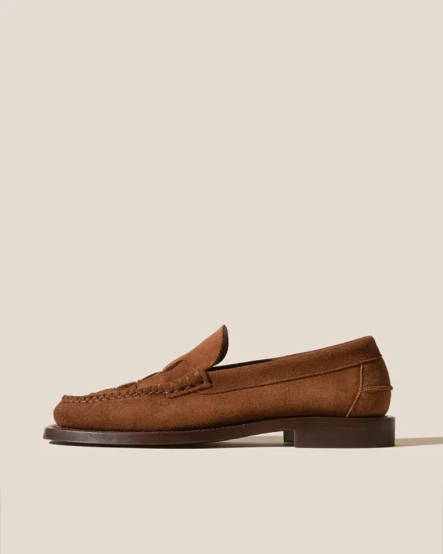 NOMBELA SUEDE - Men's Interwoven Detail Slip-on Loafer sold by Hereu Studio