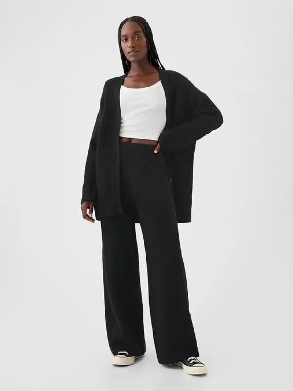 CashSoft Shaker-Stitch Sweater Pants sold by GAP
