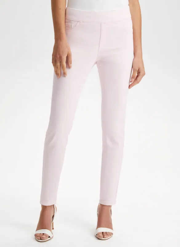 Pull-On Slim Leg Ankle Jeans sold by Laura
