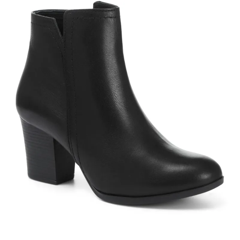 Heeled Ankle Boot - META28510 / 313 919 sold by Jones Bootmaker