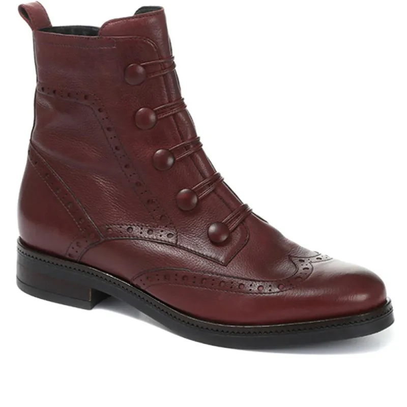 Louise Leather Ankle Boot - CARM30504 / 316 595 sold by Jones Bootmaker