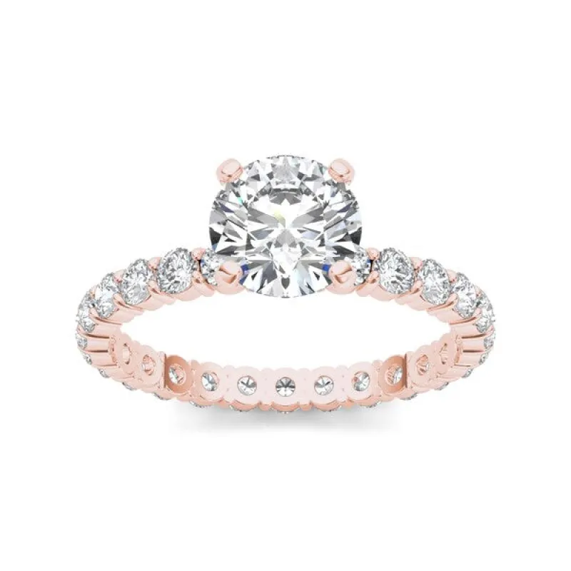 De Couer 14k Rose Gold 2 1/2ct TDW Diamond Engagement Ring sold by Zulily