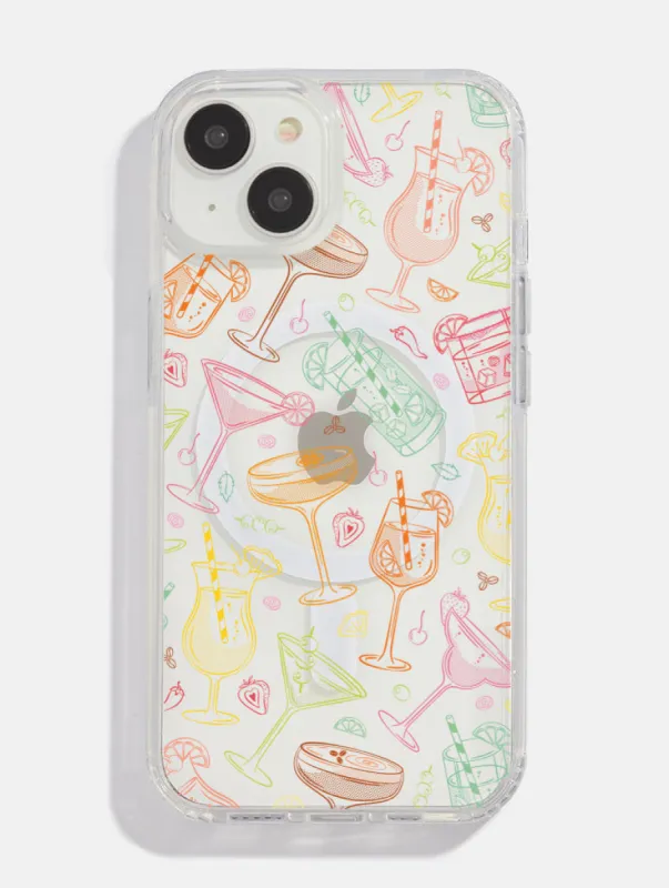 Happy Hour Cocktails MagSafe iPhone Case sold by Skinnydip London