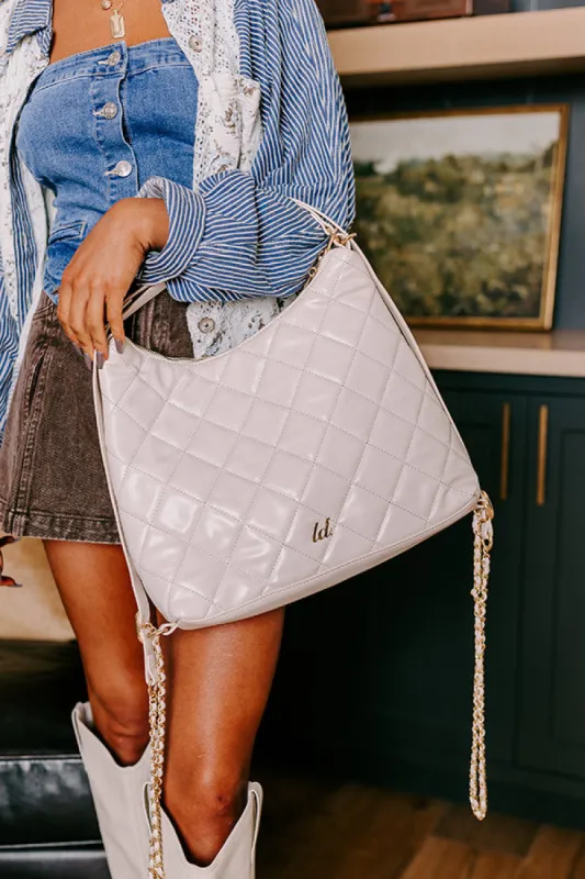 Central Avenue Faux Leather Tote In Ivory sold by Impressions