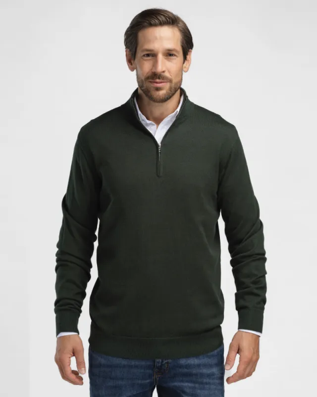 Kvist Merino 3/4-Zip Green sold by MediumTall