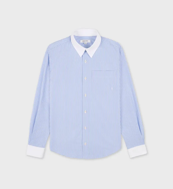 SRC Shirt - Sky Blue/White sold by Sporty and Rich