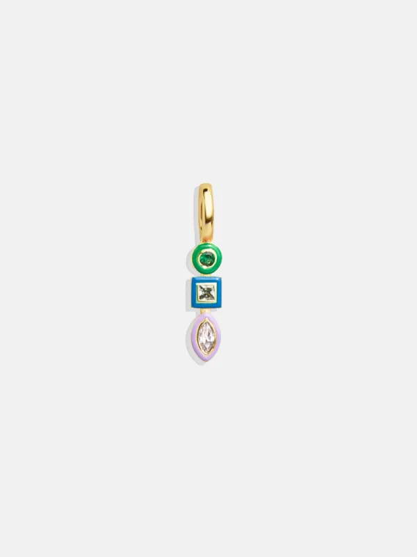 Jeweled Cluster Charm - Multi/Gold sold by BaubleBar