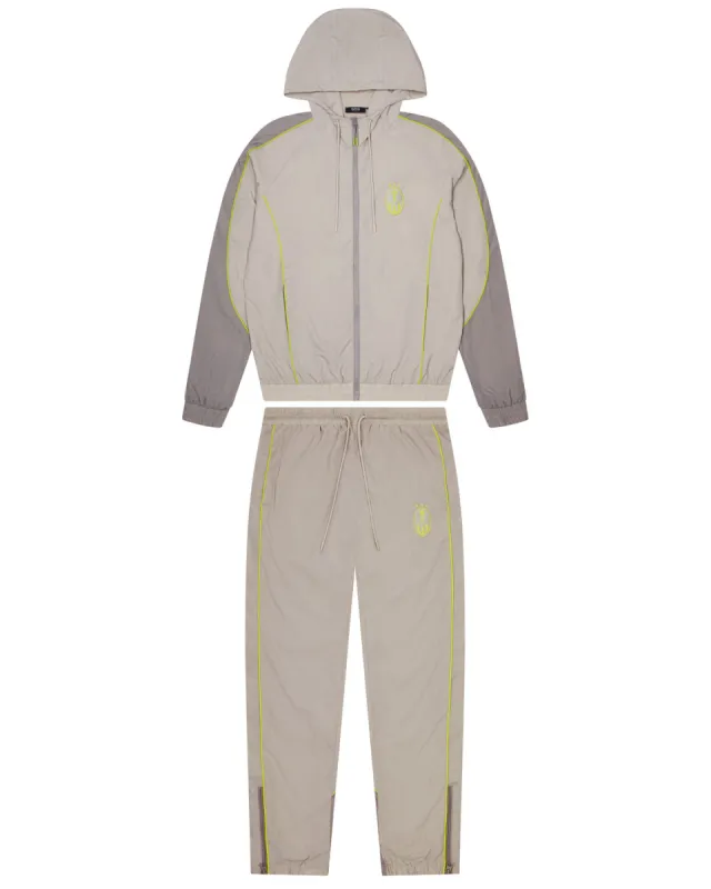 ウェア TRAPSTAR IRONGATE CREST SHELL TRACKSUIT Irongate Crest Shell Tracksuit - Beige/Yellow | Parallel